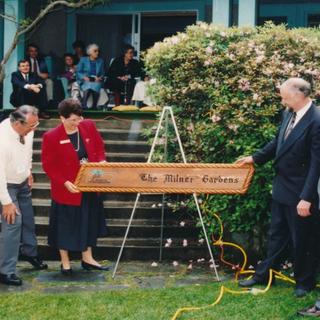 Milner Gardens and Woodland officially named in 1998